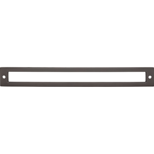 Top Knobs, Lynwood, Hollin, 8 13/16" (224mm) Pull Backplate, Ash Gray