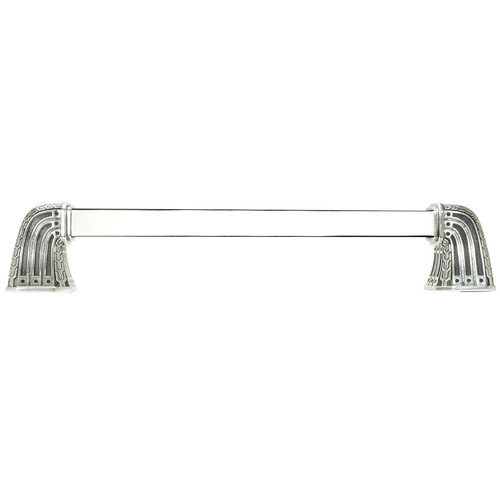 Edgar Berebi, Urban Metro, Saville, 10" Straight Appliance Pull, Burnish Silver Plate