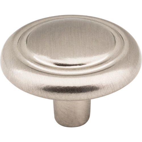 Elements, Vienna, 1 1/4" Round Knob, Satin Nickel