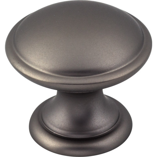 Top Knobs, Dakota, Rounded, 1 1/4" (32mm) Round Knob, Ash Gray