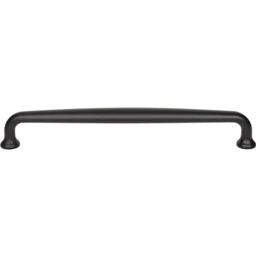 Top Knobs, Dakota, Charlotte, 18" Straight Appliance Pull, Flat Black