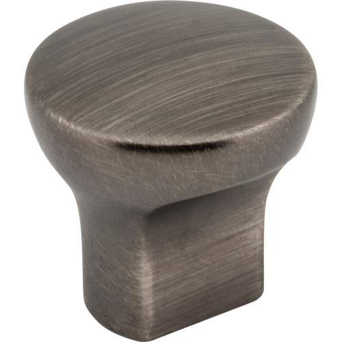 Elements, Brenton, 1" Knob, Brushed Pewter