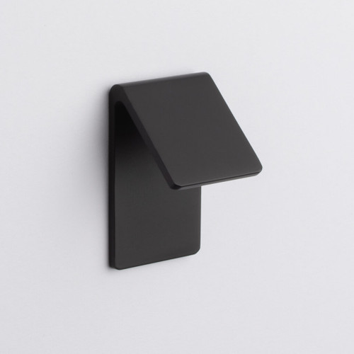 Sietto, Fold, 3/4" Finger Pull, Matte Black