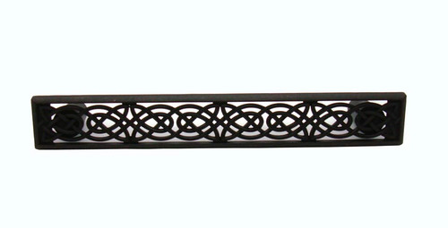 Buck Snort Lodge, Celtic, 5 1/8" Ornate Straight Pull, Oil Rubbed Bronze