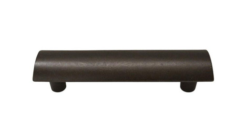 Buck Snort Lodge, Contemporary, Circle Slice 3" Rounded Straight Pull, Oil Rubbed Bronze