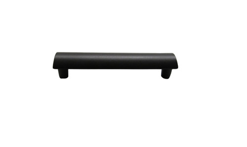 Buck Snort Lodge, Contemporary, Circle Slice 3 3/4" (96mm) Rounded Straight Pull, Oil Rubbed Bronze
