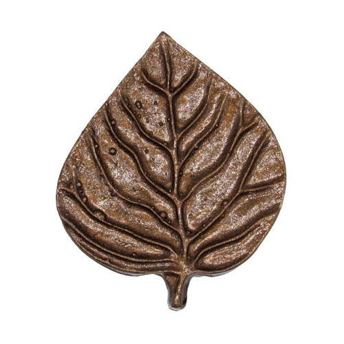 Buck Snort Lodge, Leaves and Trees, Aspen Leaf Knob, Lux Bronze