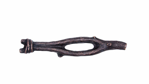 Buck Snort Lodge, Leaves and Trees, 2 15/16" Large Twigs Pull, Oil Rubbed Bronze