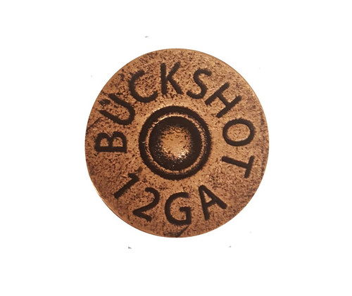Buck Snort Lodge, Rustic and Lodge, Shotgun Shell Knob, Copper Oxidized