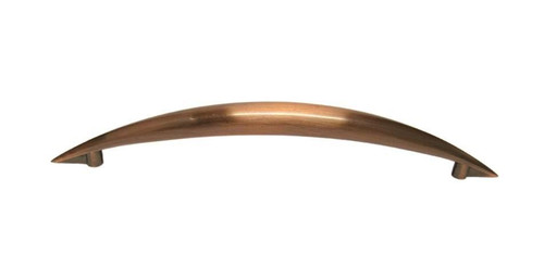 Buck Snort Lodge, Traditional and Modern, 5" Modern Curved Arch Pull, Satin Copper Oxidized