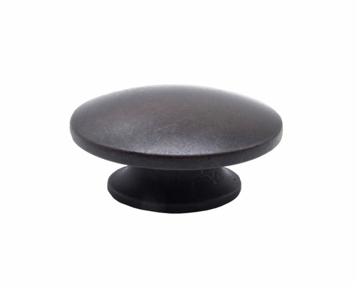 Buck Snort Lodge, Traditional and Modern, Small Oval Knob, Oil Rubbed Bronze