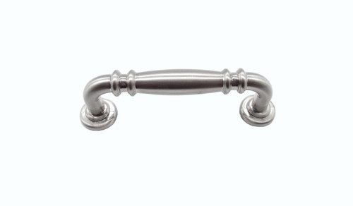 Buck Snort Lodge, Traditional and Modern, 3" Traditional Straight Pull, Satin Nickel