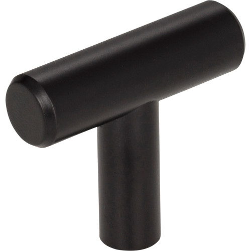 Elements, Naples, 1 9/16" T-Knob, Matte Black