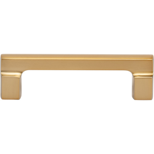 Atlas Homewares, Reeves, 3 3/4" (96mm) Straight Pull, Warm Brass