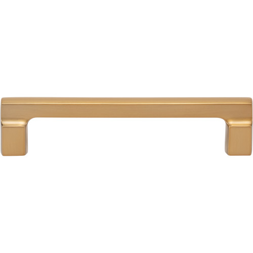 Atlas Homewares, Reeves, 5 1/16" (128mm) Straight Pull, Warm Brass