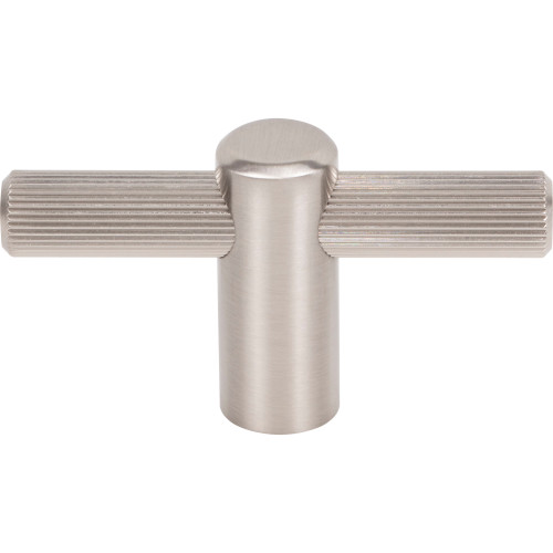 Top Knobs, Garrison, Dempsey, 2 1/2" Pull Knob, Brushed Satin Nickel