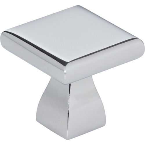 Elements, Hadly, 1" Square Knob, Polished Chrome