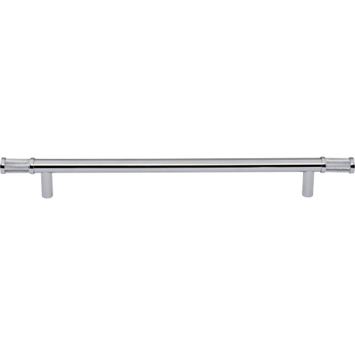 Top Knobs, Garrison, Burnham, 8 13/16" (224mm) Bar Pull, Polished Chrome