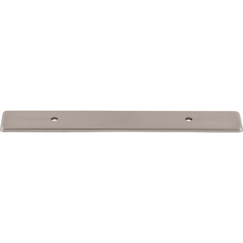 Top Knobs, Garrison, Radcliffe, 3 3/4" (96mm) Pull Backplate, Brushed Satin Nickel