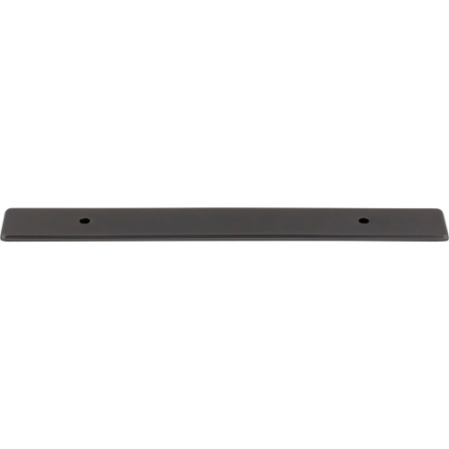 Top Knobs, Garrison, Radcliffe, 5 1/16" (128mm) Pull Backplate, Ash Gray