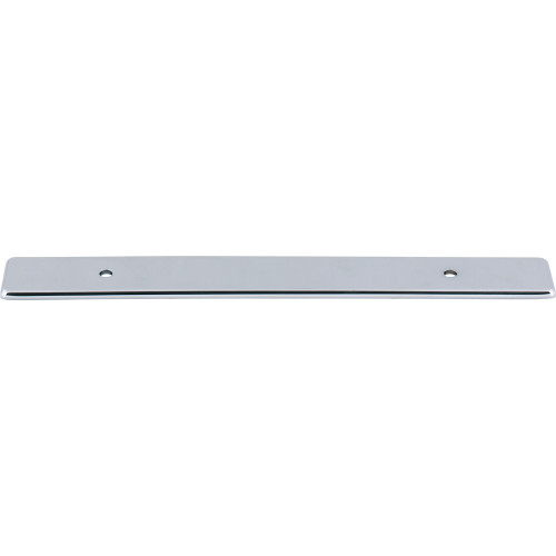 Top Knobs, Garrison, Radcliffe, 5 1/16" (128mm) Pull Backplate, Polished Chrome