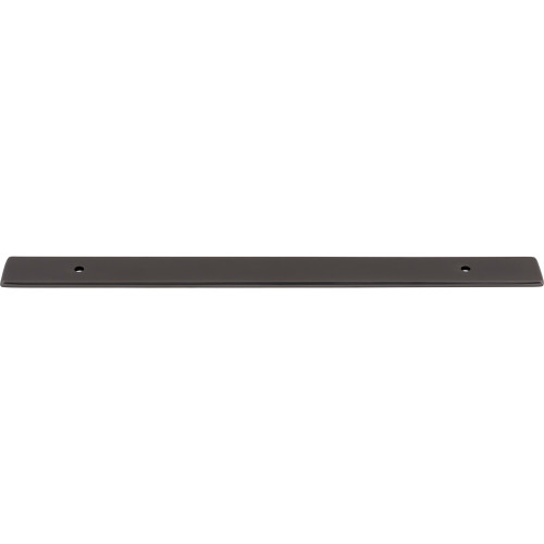 Top Knobs, Garrison, Radcliffe, 7 9/16" (192mm) Pull Backplate, Ash Gray