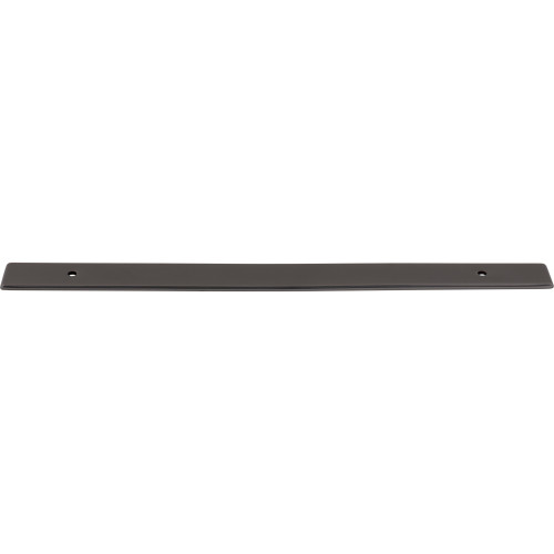 Top Knobs, Garrison, Radcliffe, 8 13/16" (224mm) Pull Backplate, Ash Gray