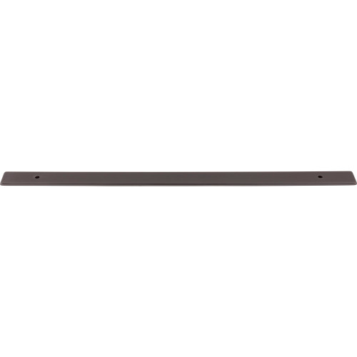 Top Knobs, Garrison, Radcliffe, 12" (305mm) Pull Backplate, Ash Gray