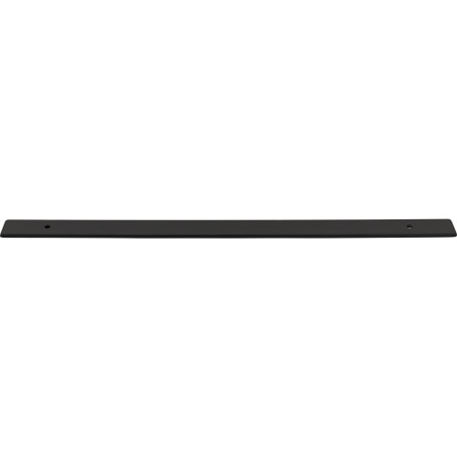 Top Knobs, Garrison, Radcliffe, 12" (305mm) Pull Backplate, Flat Black