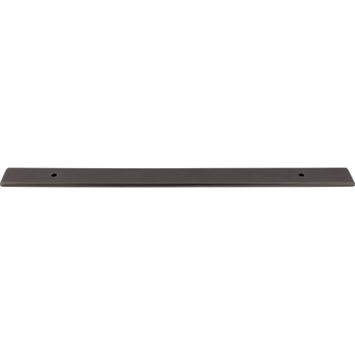 Top Knobs, Garrison, Radcliffe, 12" (305mm) Appliance Pull Backplate, Ash Gray