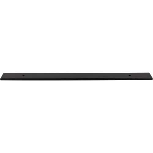 Top Knobs, Garrison, Radcliffe, 12" (305mm) Appliance Pull Backplate, Flat Black