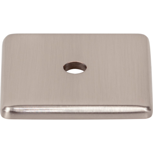 Top Knobs, Garrison, Radcliffe, 1 1/4" Length Knob Backplate, Brushed Satin Nickel