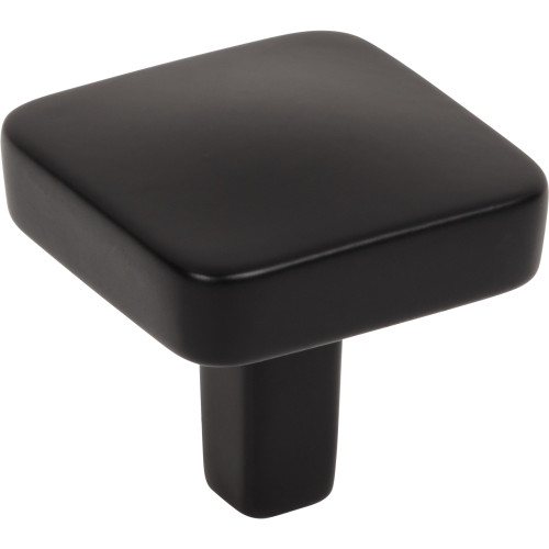 Jeffrey Alexander, Whitlock, 1 1/4" Square Knob, Matte Black