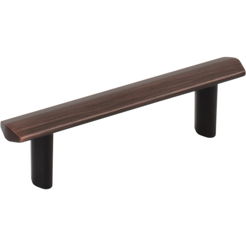 Elements, William, 3" (76mm) Bar Pull, Brushed Oil Rubbed Bronze