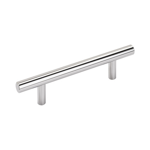 Amerock, Bar Pulls, 3 3/4" (96mm) Bar Pull, Polished Chrome