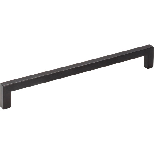 Elements, Stanton, 7 9/16" (192mm) Square Ended Pull, Matte Black