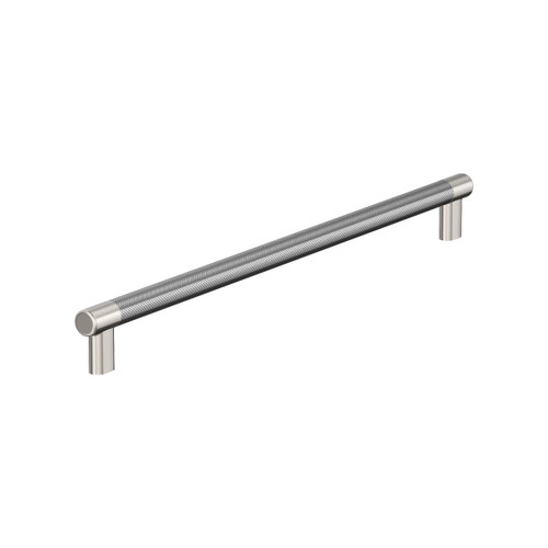 Amerock, Esquire, 18" Bar Appliance Pull, Polished Nickel / Stainless Steel