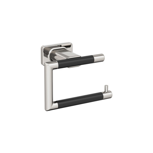 Amerock, Esquire, Single Post Tissue Holder, Polished Nickel / Black Bronze