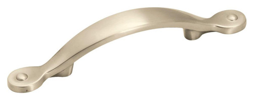 Amerock, Everyday Basics, Inspirations, 3" (76mm) Curved Pull, Satin Nickel