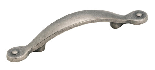 Amerock, Everyday Basics, Inspirations, 3" (76mm) Curved Pull, Weathered Nickel