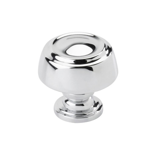 Amerock, Kane, 1 3/16" (30mm) Round Knob, Polished Chrome