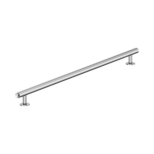 Amerock, Radius, 24" Bar Appliance Pull, Polished Chrome