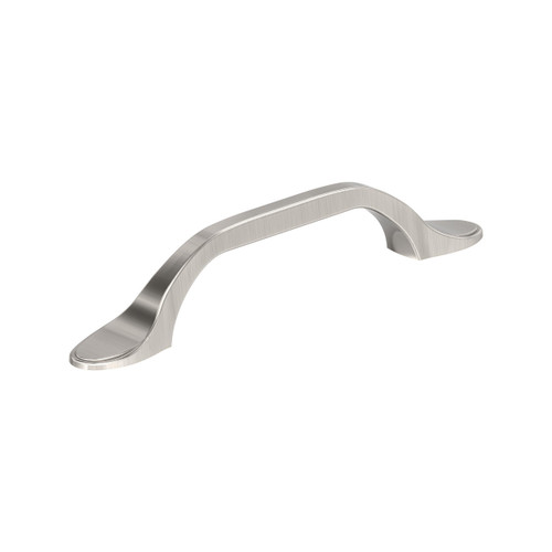 Amerock, Ravino, 3 3/4" (96mm) Curved Pull, Satin Nickel