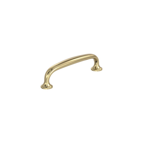 Amerock, Renown, 3 3/4" (96mm) Curved Pull, Golden Champagne