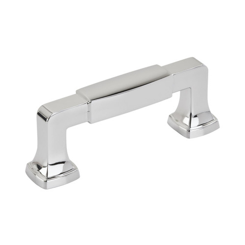 Amerock, Stature, 3" (76mm) Straight Pull, Polished Chrome
