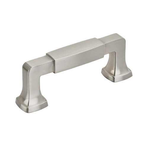 Amerock, Stature, 3" (76mm) Straight Pull, Satin Nickel