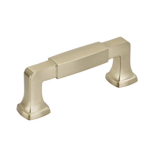 Amerock, Stature, 3" (76mm) Straight Pull, Golden Champagne