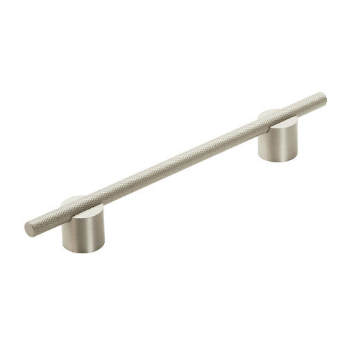 Amerock, Transcendent, 6 5/16" (160mm) Bar Pull, Silver Champagne with Silver Champagne