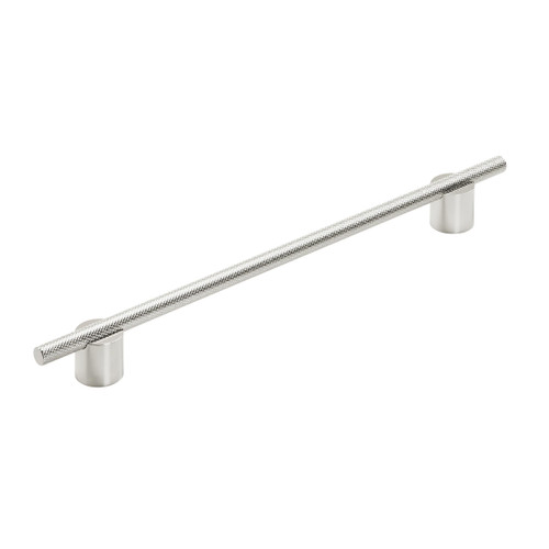 Amerock, Transcendent, 10 1/16" (256mm) Bar Pull, Polished Nickel with Polished Nickel