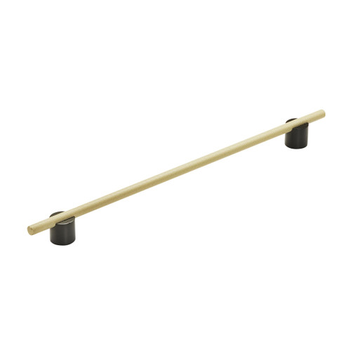 Amerock, Transcendent, 12 5/8" (320mm) Bar Pull, Matte Black with Matte Gold